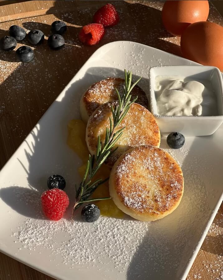 Dezert v restauraci DIANA