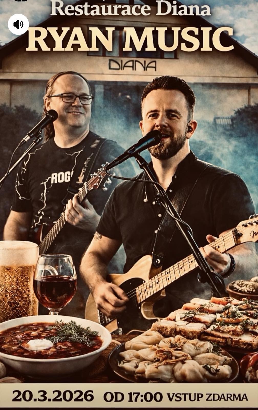 Ryan Music – živá hudba v restauraci DIANA