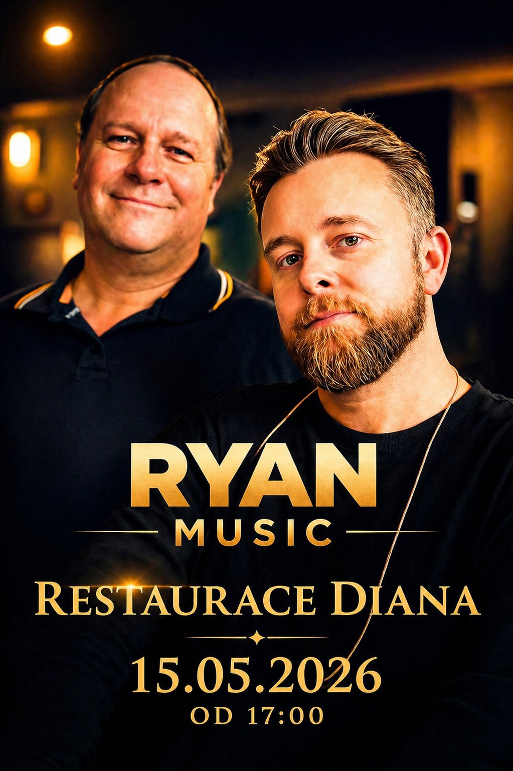 Ryan Music – živá hudba v restauraci DIANA 15.5.2026