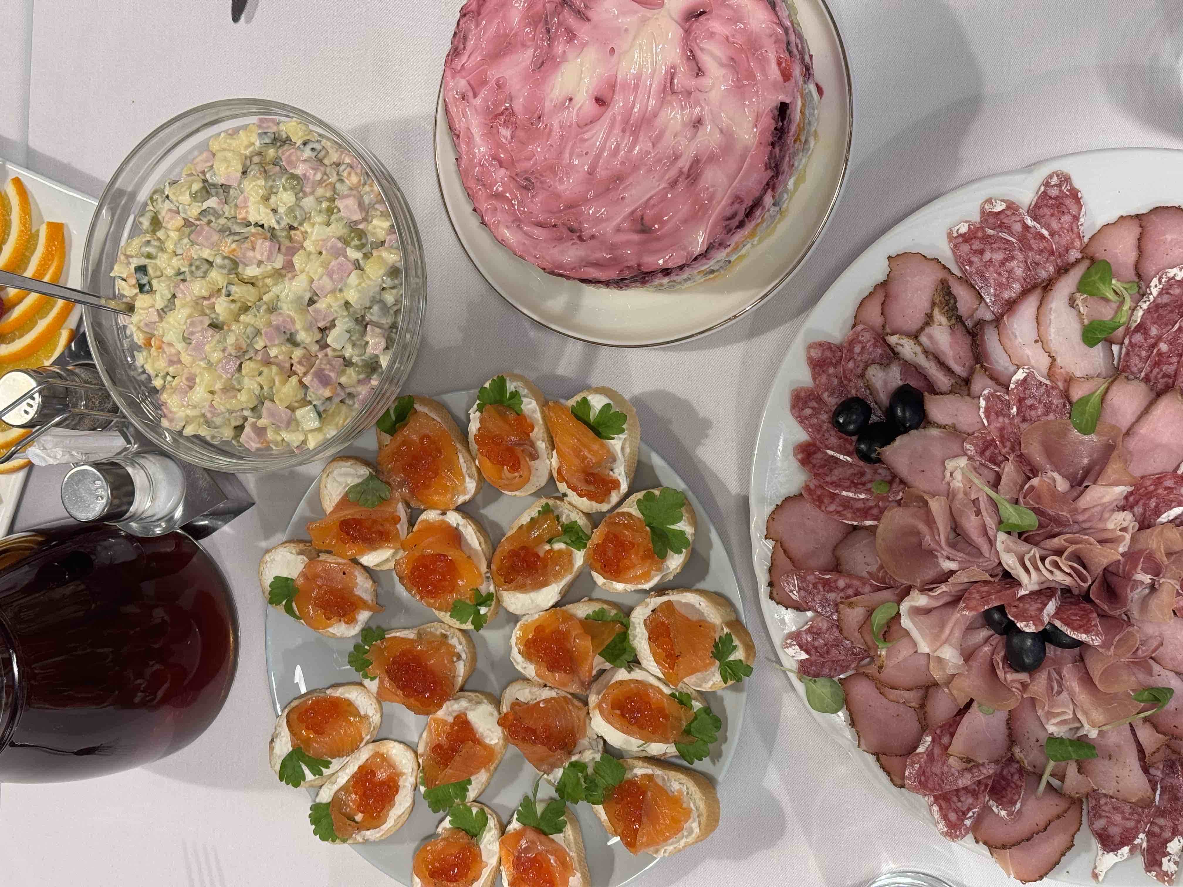 Dezert v restauraci DIANA