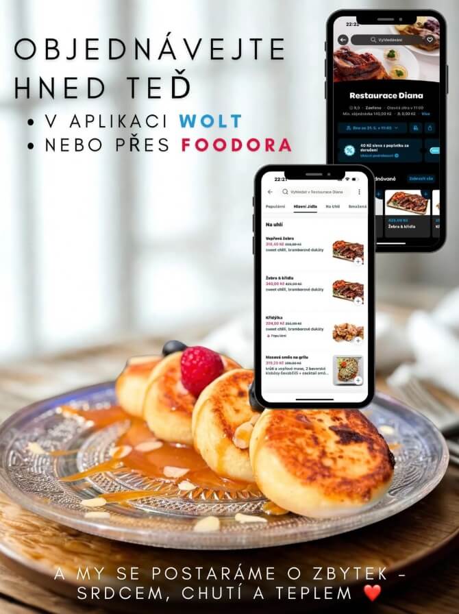 Rozvoz jídla – Wolt, Foodora a Bolt Food
